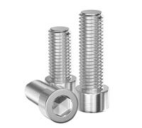 GUEEYUAW 30 Pièces Vis à Tête Cylindrique M4 x 20 mm, 304 Acier Inoxydable DIN 912 A2 V2A, Vis à Tête à Six Pans Creux, Peuvent être Utilisés en Extérieur