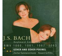 GÜHER&SÜHER PEKINEL/+ - KONZERTE FÜR 2&3 KLAVIERE BWV 1060-1063 CD NEUF BACH