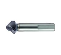 Gühring GÜHRING Fraise conique SpyroTec HSCO spiralée Forme C 90° queue 3 faces 31,0 mm TiAlN Quantité:1