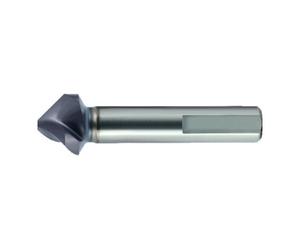 Gühring GÜHRING Fraise conique SpyroTec HSCO spiralisée Forme C 90° Tige 3 faces 10,4 mm TiAlN Quantité:1