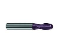 Gühring Gühring Fraise rayon DIN6527 VHM FIRE Z2 Tige HA 6mm Quantité:1