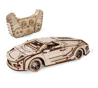Gueiddi Magic Bois 3D Puzzle, Jeu de Puzzle en Bois pour Adultes Jeu de modèle mécanique en Bois 3D Puzzle en Bois Cadeau pour Enfants et Adultes (Voiture de Sport)