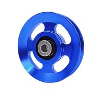 Gueiddi Poulie Musculation en Aluminium, Système de Poulie Silencieux 300kg, Accessoire de Remplacement pour Home Gym, Machine à Câble, Tirage Dos (6, Bleu, 114-115)