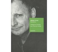 Günter Brus Expositions - Colloque En L'honneur Des 70 Ans De L'artiste (1 Cd Audio)