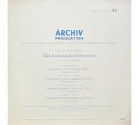 Günter Kehr, Doris Wolff-Malm, Herbert Blendinger, Volker Kircher, Reinhold Bul, Mainzer Kammerorchester - Archiv Produktion des musikhistorischen Studios der Deutschen Grammaphon Gesellschaft. VIII. Forschungsbericht. Serie A: Das italienische Settecento
