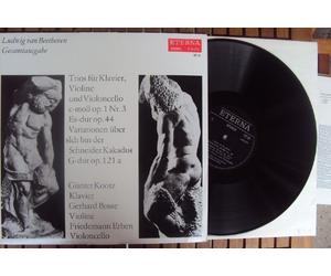 Günter Kootz, Gerhard Bosse, Friedemann Erben - Trios für Klavier, Violine und Violoncello op. 1 Nr. 3, Variationen op. 44,Variationen über Ich bin der Schneider Kakadu op. 121a. Günter Kootz, Gerhard Bosse, Friedemann Erben. Beethoven Gesamtausgabe Stereo [Vinyl] Günter Kootz, Gerhard Bosse, Friedeman