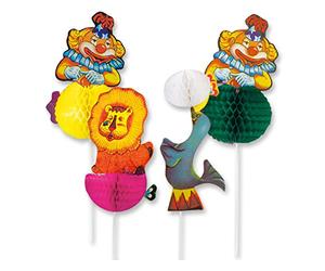 günth Art Décor einstecker, Cirque Personnages Lot de 100 Après Couleurs Assorties, 1er Pack (1 x 308 g)