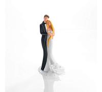 Günthart Décoration en Porcelaine pour Couple de mariés avec décoration Florale 80 g
