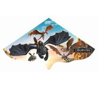 Günther Flugspiele 1212 - Dragon à Une Corde Dragons, env. 115 x 63 cm, cerf-Volant pour Enfants en Film PE Robuste, poignée & Corde de cerf-Volant incluses, Jouet d'extérieur à partir de 4 Ans