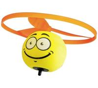 GÜNTHER FLUGSPIELE 1638 - Jouet hélice Spin Ball, env. Ø 12,5 cm, toupie Volante avec Motif Smiley, pour Enfants à partir de 4 Ans, avec démarrage Rapide