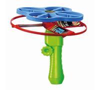 Günther Flugspiele 1647 - Jeu d'hélice Twin Twist, env. Ø 18 cm, rotor avec poignée de démarrage rapide et lanceur à tirette, prêt à l'emploi, jouet pour enfants à partir de 4 ans