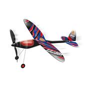 Günther Flugspiele 1659 - Avion haute performance Vortex, env. 49 x 50 cm, avec moteur en caoutchouc puissant, portée de vol jusqu'à 100 m, pour les enfants à partir de 8 ans