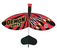 GÜNTHER FLUGSPIELE Paul Günther 1444 - Demon Spatz Planeur centrifuge, catapulte avec ailes recouvertes de film, cadre en fil d'acier avec ressort et nez de sécurité, taille env. 24 x 20 cm