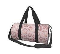 Guépard à imprimé léopard Or Rose, Sac de Voyage de Grande capacité, Sac à Main Rond, Sac de Voyage de Sport, fourre-Tout, Sac de Fitness