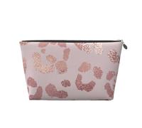 Guépard à imprimé léopard Or Rose, Trousse de Toilette Trousse de Maquillage Sac à cosmétiques Trousse de Toilette de Voyage Portable
