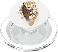 Guépard Gracieux, Sprint, guépard Dynamique, Qui Court Un guépard Sauvage PopSockets PopGrip pour MagSafe