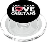 Guépard, J'adore Vraiment Les guépards PopSockets PopGrip pour MagSafe