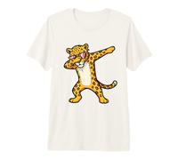 Guépard Rapide avec Lunettes de Soleil T-Shirt Haut de Gamme
