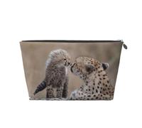 guépard, Trousse de Toilette Trousse de Maquillage Sac à cosmétiques Trousse de Toilette de Voyage Portable