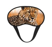 Guépard Waiting for an Opportunity Masque de sommeil pour femmes, filles, hommes, masque doux et confortable avec sangle réglable pour les yeux, occultant, pour voyage, yoga, sieste, travail