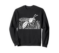 Guêpe Cuckoo Art linéaire Entomologiste Sweatshirt