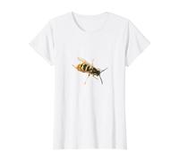 Guêpe Jaune - Insecte Volant T-Shirt Graphique avec Valeur, Femme, Blanc, XS