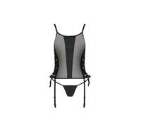 Guêpière Malwia Leather Collection Noire