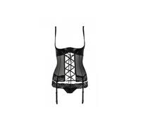 Ensemble sexy femme corset femme north taille s/m - Taille: S/M, Couleur: Noir