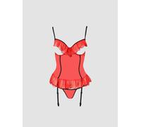 Guêpière Ouverte Cherry Devil Collection Rouge