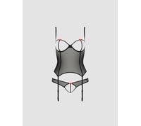 Guêpière Ouverte Heidi Devil Collection Noire