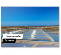 Guerande Aimant de réfrigérateur Motif marais salé