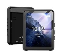 Gueray 64GB Lecteur MP3 Bluetooth - Lecteur MP3 Portable avec Écran Tactile 2,4 Pouces, Son Hi-FI, Radio FM Intégrée, Haut-Parleur Intégré
