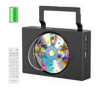 Gueray Lecteur CD Portable Enfant Poste Radio CD Baladeur CD Bluetooth Lecteurs CD pour Voiture avec Couvercle Anti-poussière et télécommande et Radio FM Prise USB et AUX 3,5 mm
