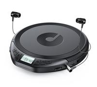 Gueray Lecteur CD Portable Lecteur CD Enfant HiFi Lecteurs CD pour Voiture avec écouteurs Ecran LCD Support Prog ASP Fonction mémoire Fonction de répétition Sound Effet