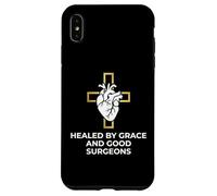 Guéri par Grace and Good Surgeons Survivant de Chirurgie Cardiaque Coque pour iPhone XS Max