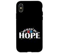 Guéri par l'espoir Placebo drôle Dicton Coque pour iPhone X/XS