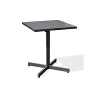 Guéridon de jardin - CITY GARDEN - Louise - 70 x 70 cm - Plateau pliant en acier - Anthracite