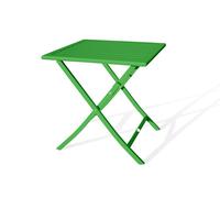 Guéridon de jardin pliant MARIUS (70x70 cm) en aluminium - VERT PRAIRIE