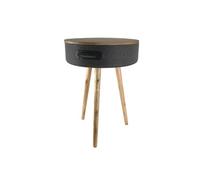 Gueridon en bois avec enceinte bluetooth intégrée - sur batterie - 20W