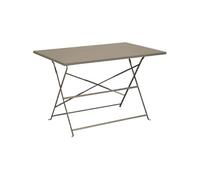 - Guéridon rectangulaire en acier Cuba mastic