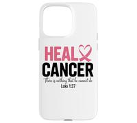 Guérir Le Cancer Amour Force Courage Unité Coque pour iPhone 15 Pro Max
