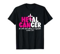 Guérir Le Cancer Croyez Dieu Christian Sensibilisation au Cancer du Sein T-Shirt