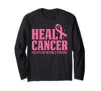 Guérir Le Cancer pour avec Dieu, Rien n'est Impossible Cancer du Sein Manche Longue