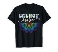 Guérisseur d'énergie Reiki Thérapeute Mandala Équilibre Spirituel T-Shirt