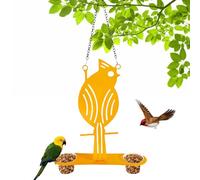 Guérisseur d'oiseaux portable - Mangeoire pour oiseaux de fenêtre | Mangeoire de jardin pour arrière-cour, dispositif de refoulement résistant aux éclaboussures pour les épines dorées, les poussins