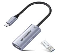 Guermok Carte d'acquisition HDMI 4K60FPS/2K120FPS, PD100W, USB3.0, Argent