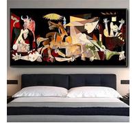 Guernica par Picasso peintures sur toile mur Art affiches et impressions Picasso photos maison mur décor 60x120 cm sans cadre Label