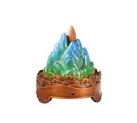 GUERNSEY Ornement de Statue D'attraction de Richesse Brûleur d'encens créatif en cuivre, Ornements d'intérieur for la Maison, Artisanat à Reflux, Salon, Bureau, Statue Faite Main Décor de Richesse