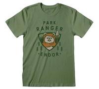 Guerre des hommes étoiles Ewok Parc Ranger Endor T-shirt vert: X Large G