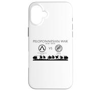 Guerre du Péloponnèse Grèce Antique Athènes et Sparte Coque pour iPhone 16 Plus